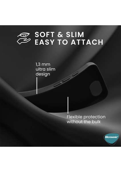 Matte Silicone Apple iPhone 16E Kılıf Siyah