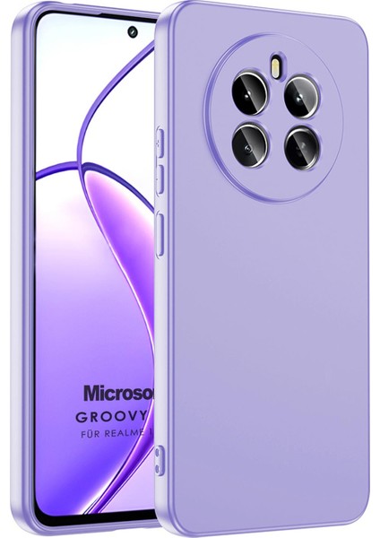 Realme 12 4g Kılıf Groovy Soft Lila
