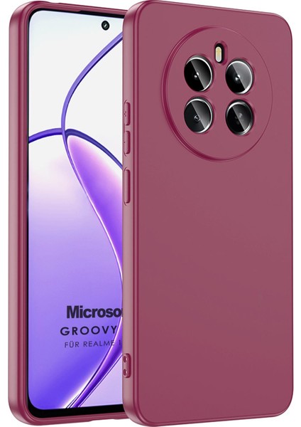 Realme 12 4g Kılıf Groovy Soft Mor