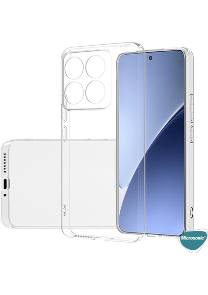 Xiaomi Mi 14 Pro Kılıf Transparent Soft Şeffaf