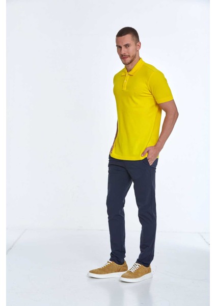 Walker Polo Erkek Tişört Sarı modelleri