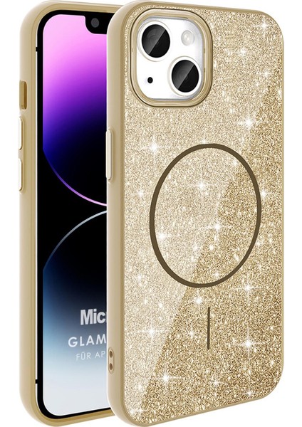 Apple iPhone 14 Kılıf Glamgrip Luxe Gold