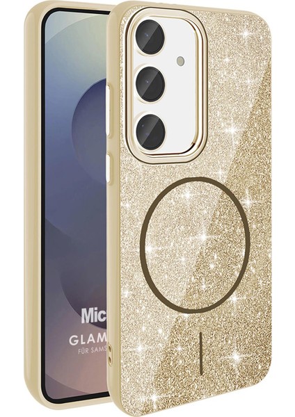Samsung Galaxy S23 Fe Kılıf Glamgrip Luxe Gold