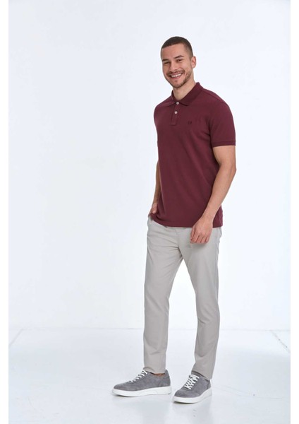 Walker Polo Erkek Tişört Bordo fırsatları
