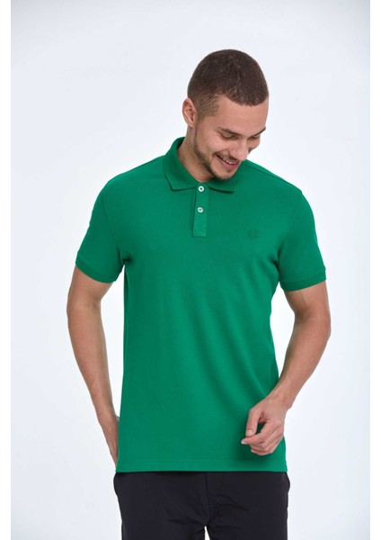 Walker Polo Erkek Tişört Yeşil