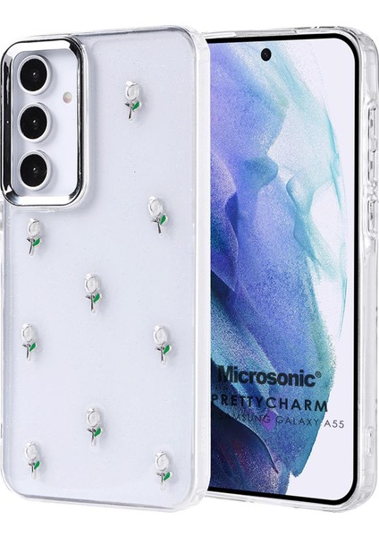 Samsung Galaxy A55 Kılıf Prettycharm Tulip