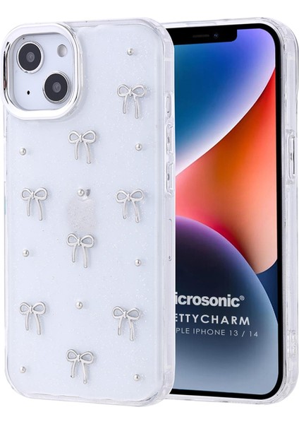 Apple iPhone 14 Kılıf Prettycharm Bow