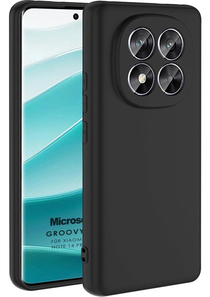 Xiaomi Redmi Note 14 Pro Plus Kılıf Groovy Soft Siyah