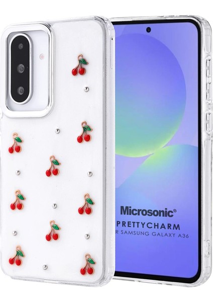 Samsung Galaxy A36 Kılıf Prettycharm Cherry