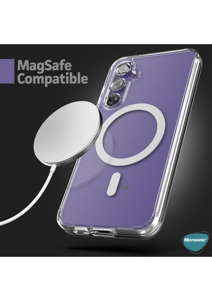 Samsung Galaxy S25 Plus Kılıf Magsafe Clear Soft Şeffaf