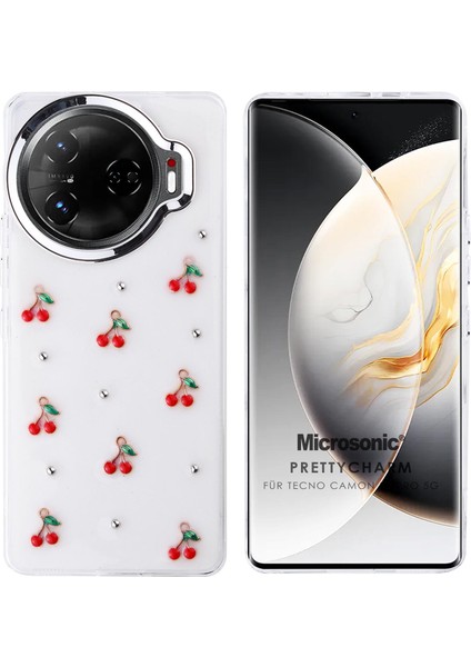 Tecno Camon 30 Pro 5g Kılıf Prettycharm Cherry