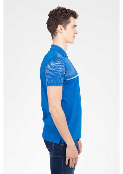 Brenti Polo Erkek Tişört Saks modelleri