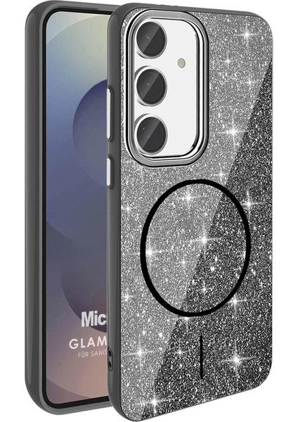Samsung Galaxy S23 Fe Kılıf Glamgrip Luxe Siyah