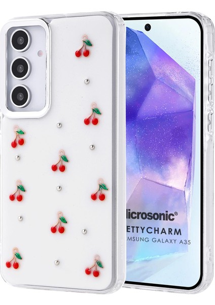 Samsung Galaxy A35 Kılıf Prettycharm Cherry