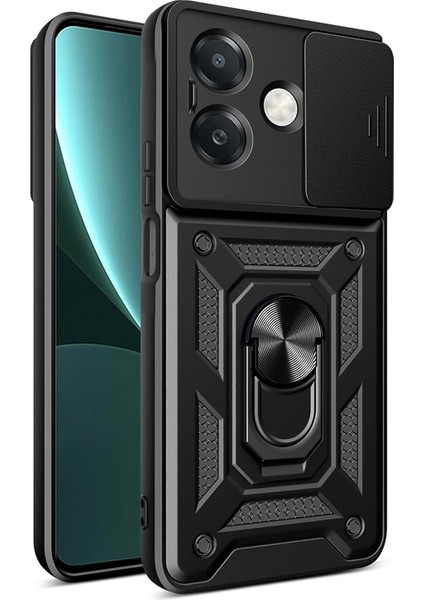 Oppo A3 Kılıf Impact Resistant Siyah