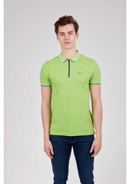 Carl Polo Erkek Tişört Yeşil