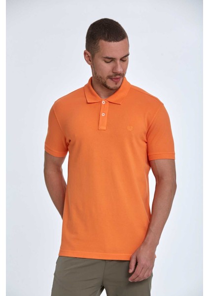 Walker Polo Erkek Tişört Turuncu