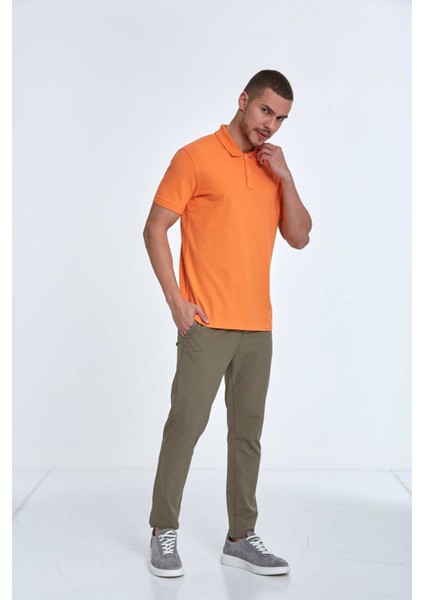 Walker Polo Erkek Tişört Turuncu fırsatları