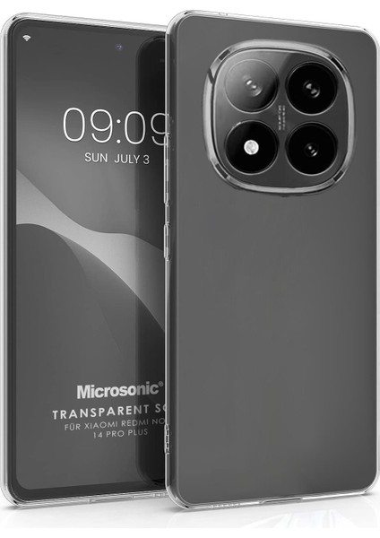 Xiaomi Redmi Note 14 Pro Plus Kılıf Transparent Soft Şeffaf