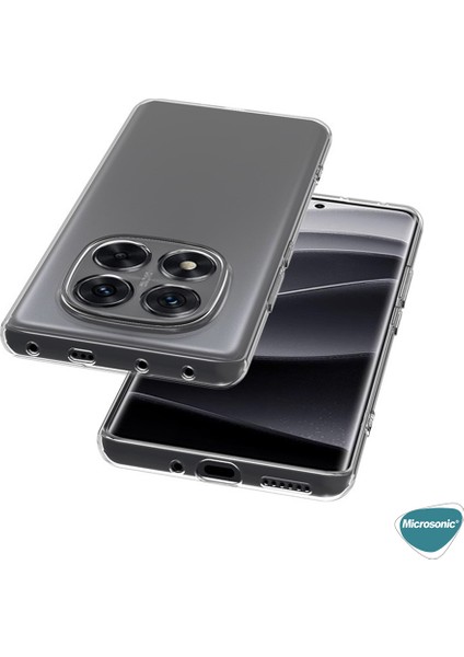 Xiaomi Redmi Note 14 Pro Plus Kılıf Transparent Soft Şeffaf