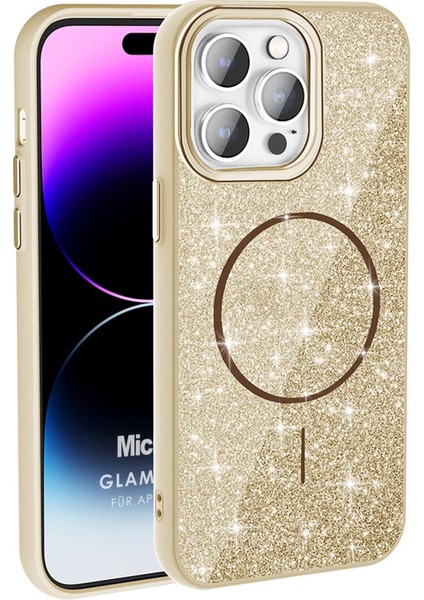 Apple iPhone 14 Pro Max Kılıf Glamgrip Luxe Gold