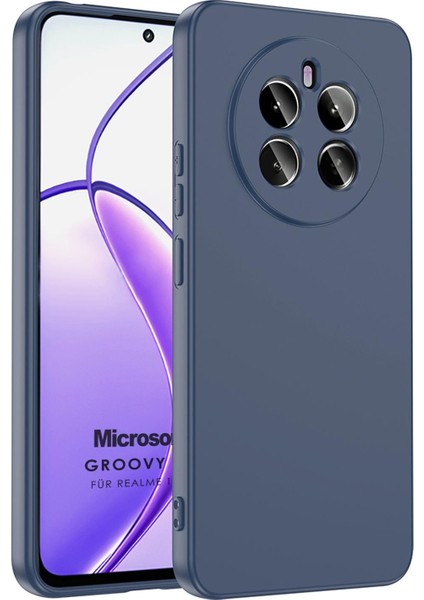 Realme 12 4g Kılıf Groovy Soft Lacivert