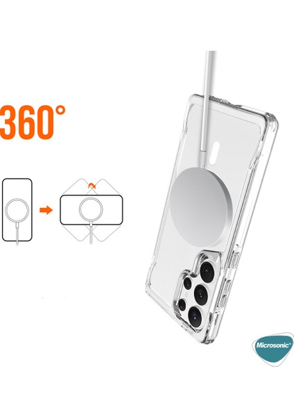 Samsung Galaxy S25 Ultra Kılıf Magsafe Trex Bumper Şeffaf fiyatları