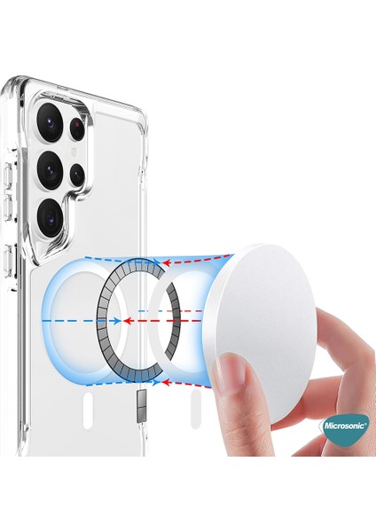 Samsung Galaxy S25 Ultra Kılıf Magsafe Trex Bumper Şeffaf modelleri