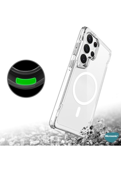 Samsung Galaxy S25 Ultra Kılıf Magsafe Trex Bumper Şeffaf fırsatları