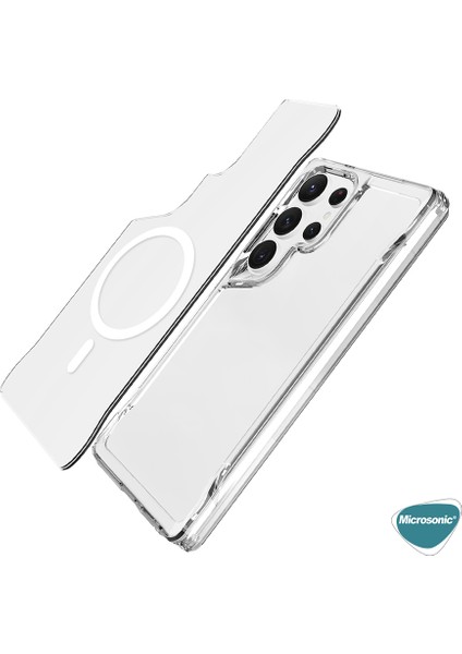 Samsung Galaxy S25 Ultra Kılıf Magsafe Trex Bumper Şeffaf indirimleri