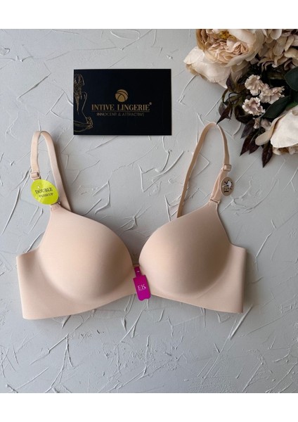 Intive Double Push-Up Çift Destekli Balenli Lazer Kesim Iz Yapmaz Ithal Kaliteli Sütyen
