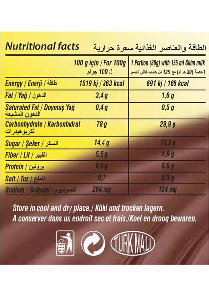 Turk Garden Choco Shells Çikolatılı Mısır Gevreği 500 gr 12'li Paket fiyatları