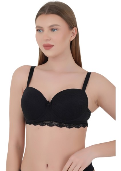 Kadın Sütyen Light C Cup - Balenli Dolgulu Dantelli fiyatları