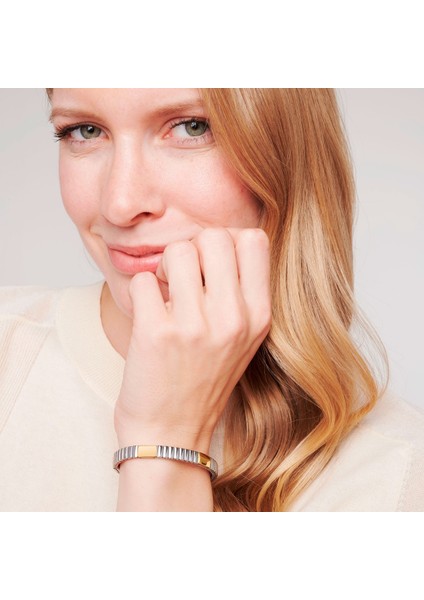 Altın ve Gümüş Tonlarında Çift Renkli Esnek Manyetik Bileklik fiyatları