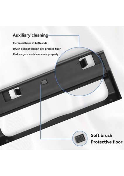 Ecovacs Deebot T50 Pro Elektrikli Süpürge Parçaları Silindir Fırça Kapağı Aksesuarları Için Ana Fırça Kapağı (Yurt Dışından) modelleri