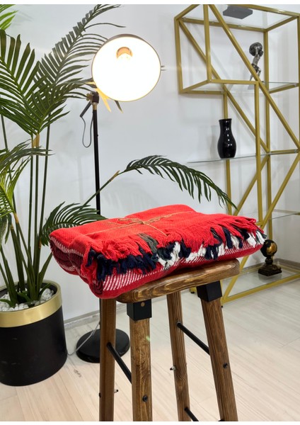 Tek Kişilik Pamuklu Stotch Battaniye-Leopar-Çizgili Desenli