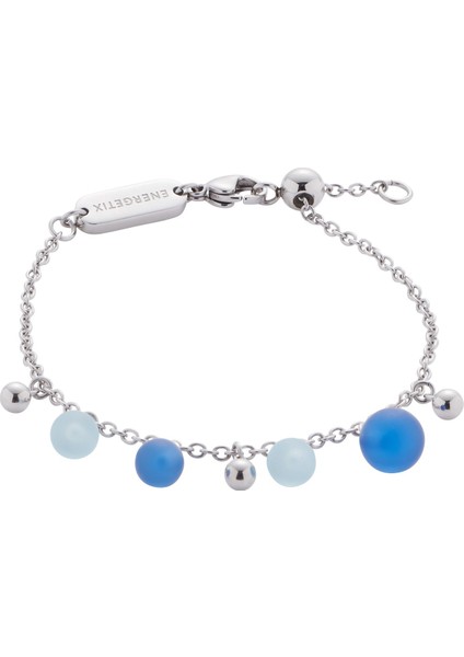 Cam Boncuk ve Paslanmaz Çelik Bilyeli Manyetik Bileklik