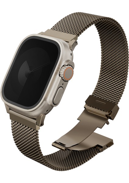 Apple Watch 49MM Ultra 2/1 - 46MM Seri 10 - 45MM Seri 9/8/7 - 44MM Seri Se2/se/6/5/4 Hasır Kordon
