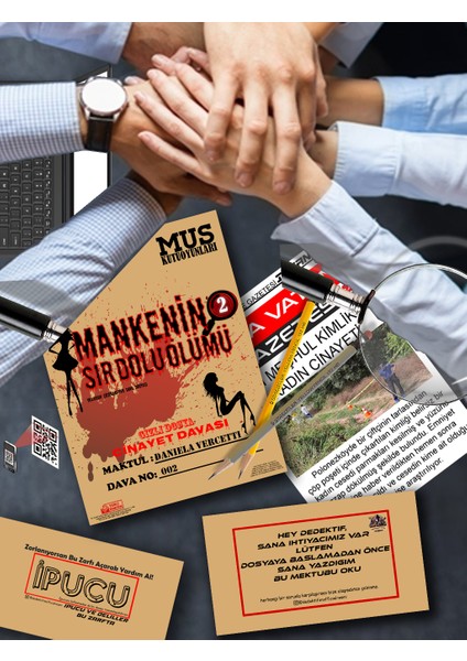 Mankenin Sır Dolu Ölümü , Cinayet Çözme ve Katili Bulma Oyunu, Suçluyu Bulma Oyunu Katil Kim,Dedektiflik Oyunu