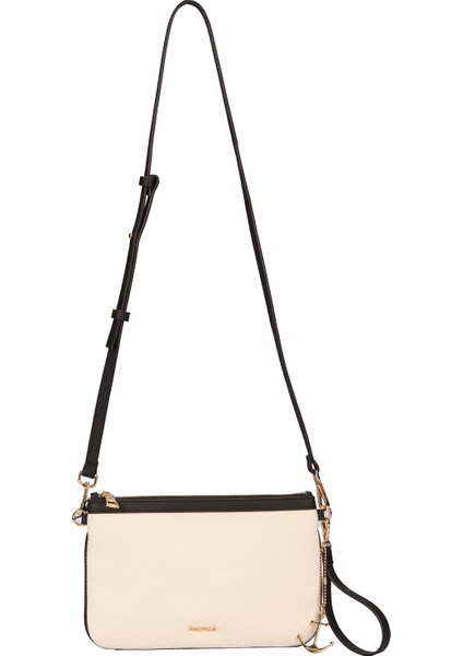 Bej-Sıyah Nautıca Kadın Omuz Çantası CN7236T