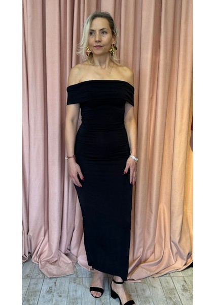 Straplez Maxi Elbise