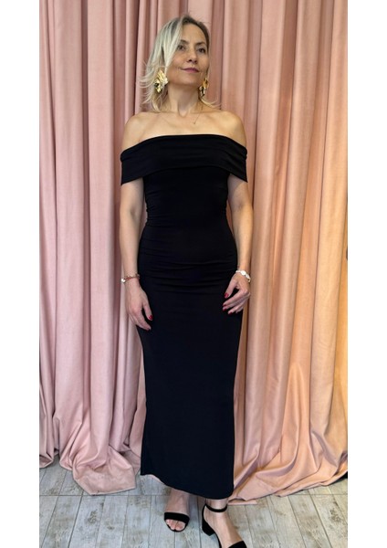 Straplez Maxi Elbise