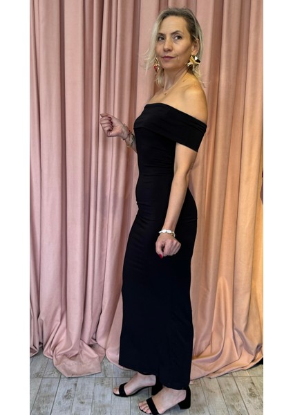 Straplez Maxi Elbise