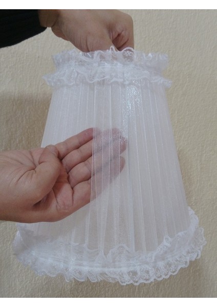 Beyaz Nehir Organze Sarma Yatak Odası Çocuk Odası Genç ve Bebek Odası Avize Aydınlatma Sarkıt