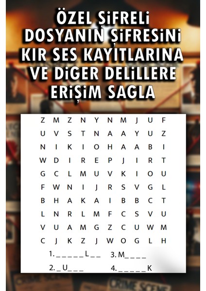 Dedektif Oyunu, Milyonluk Dava, Kanlı Aile Davası, Cinayet Çözme ve Katili Bulma Oyunu Dedektiflik fiyatları