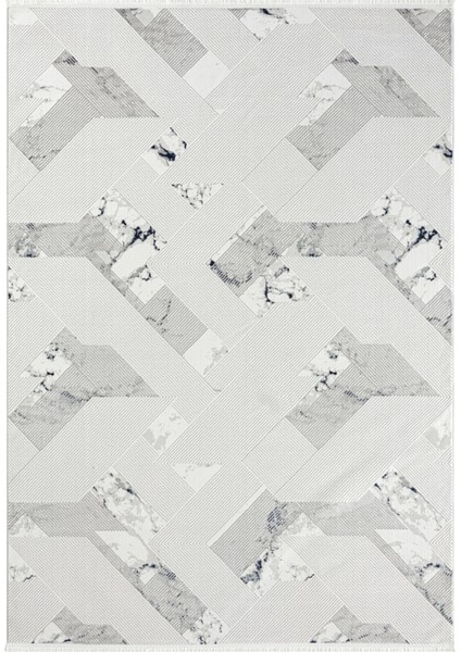 Mısra Koleksiyonu Modern Desenli Halı 5002 Mavi