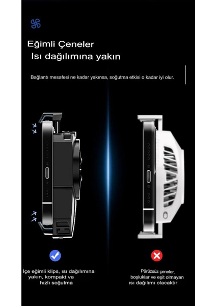 Cep Telefonu Radyatör Soğutma Fanı Telefon Soğutucu Fan indirimleri