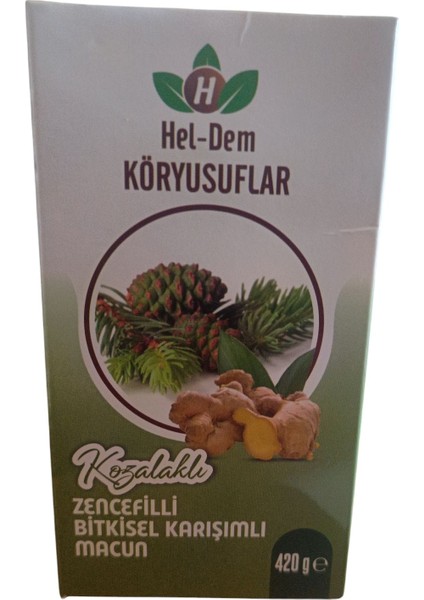 Kozalaklı Zencefilli Bitkisel Karışımlı Macun 420 gr