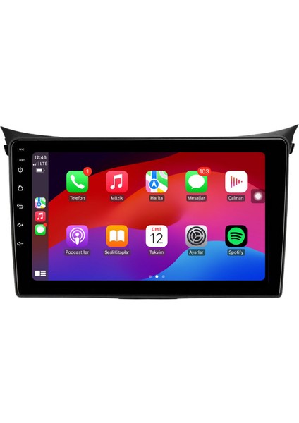 Hyundai I30 - Araç Multimedya Ekran - 6gb 128GB - S - Black - 2012 - 2017 - 9 Inch - Upg - Myway fiyatları