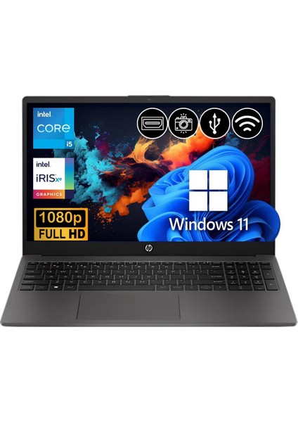 250 G10 Intel Core I5 1334U 40GB 2tb M.2 SSD B2NC5ES ATL49 W11PRO 15.6" Taşınabilir Bilgisayar